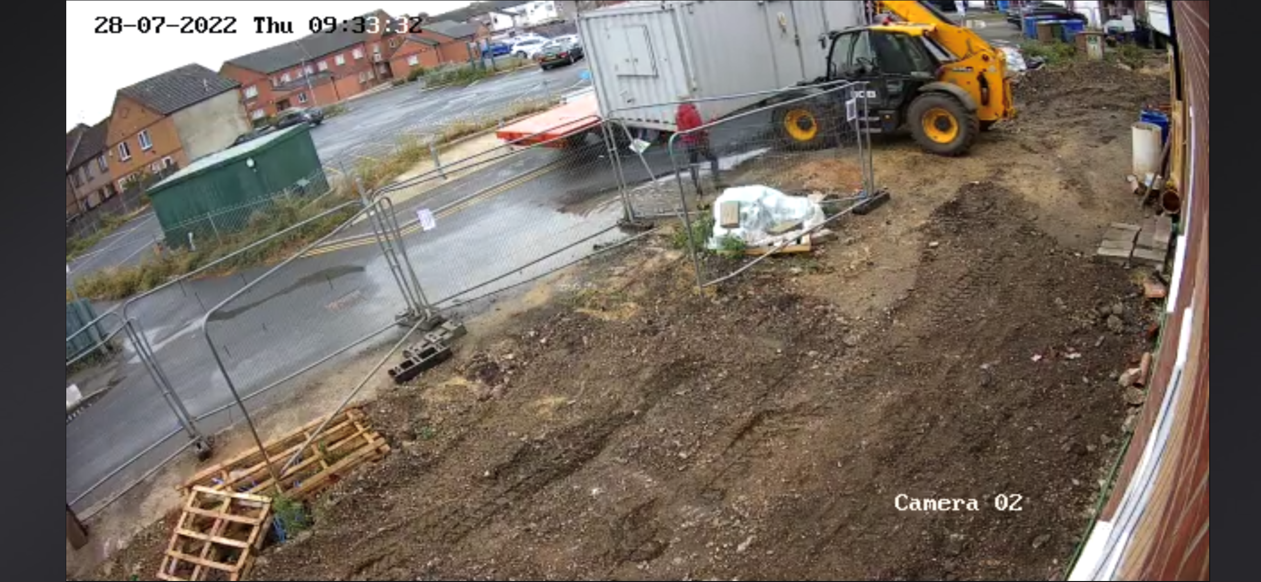 Rental apartments in Goole, East Yorkshire remove site cabin from the project to allow external works to progress