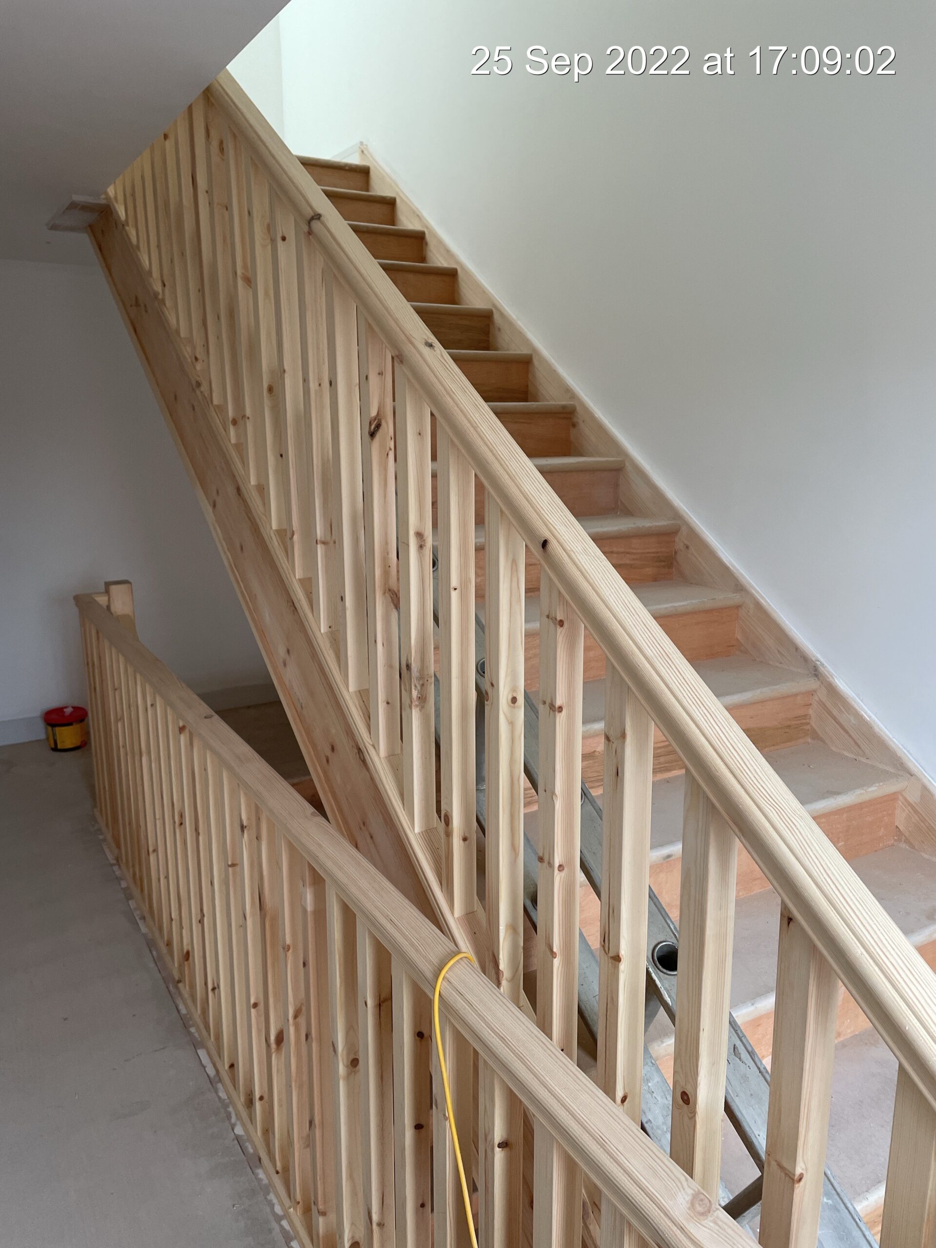 High quality stairs and banisters are currently underway at The Old Sidings, short term rental flats and properties in Goole, Yorkshire