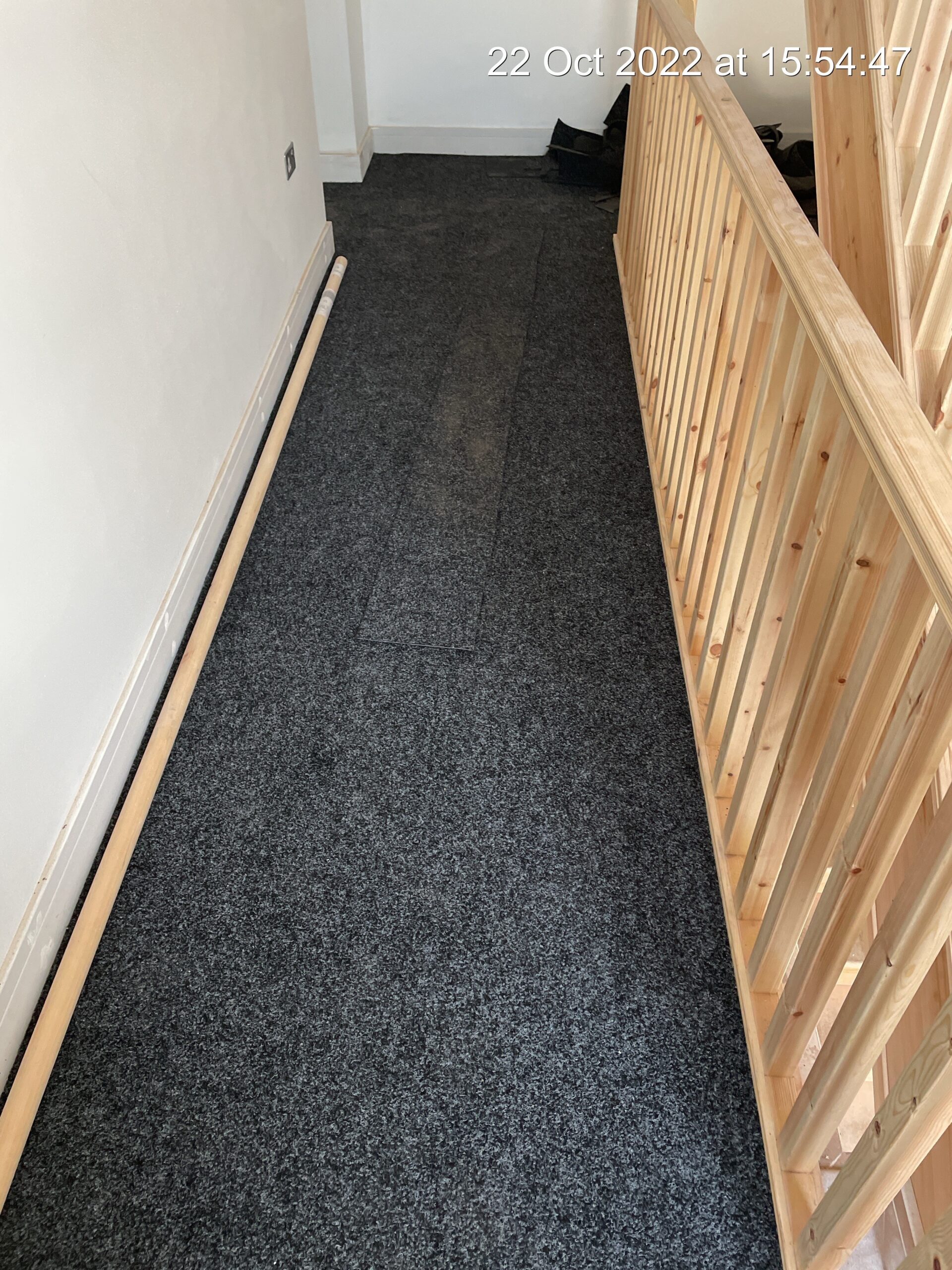 Serviced flats with new carpets