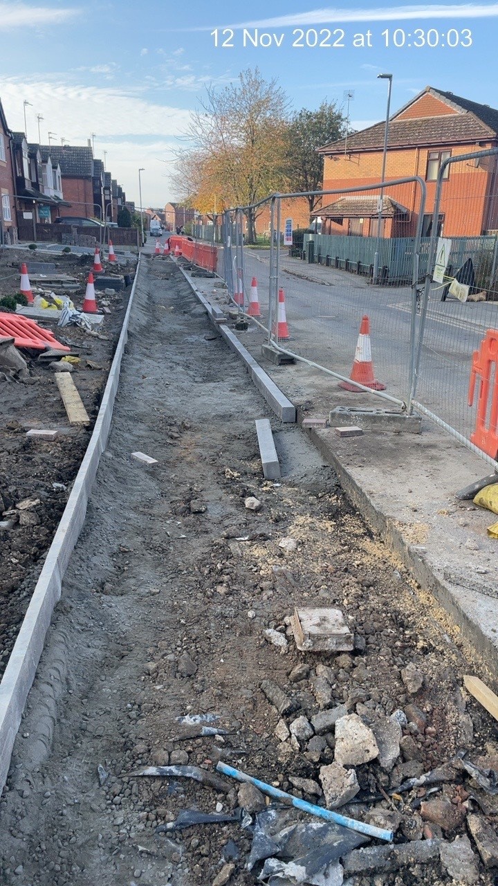 The Old Sidings starts the new footpath in Goole