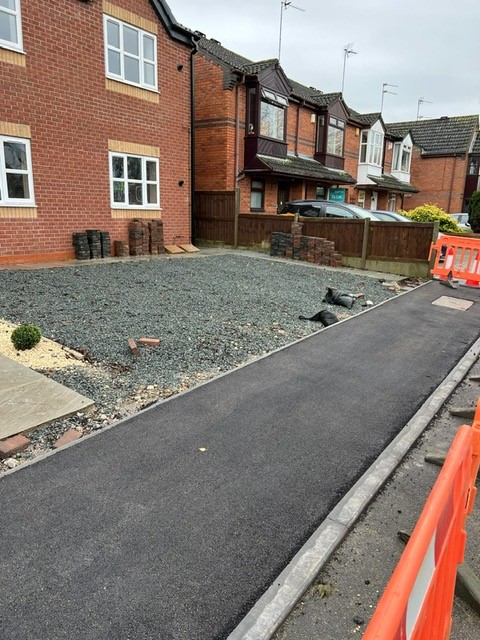 Rental apartments with brand new footpath complete